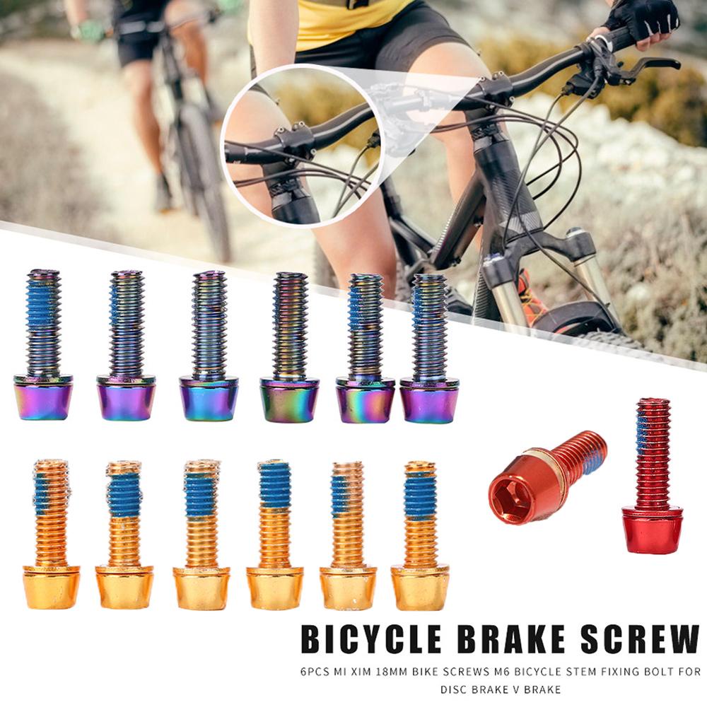 Bộ 6 Ốc Vít Sửa Chữa Đĩa Phanh Xe Đạp Mạ Điện VANES1