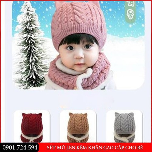 Mũ len trẻ em Mũ len trẻ em cao cấp