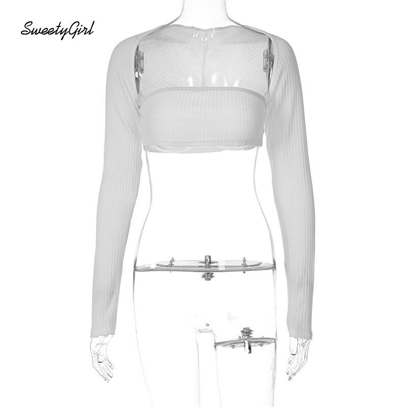 Áo Thun Dệt Kim Tay Dài Hở Vai Màu Trơn Thời Trang 2022 Quyến Rũ Dành Cho Nữ