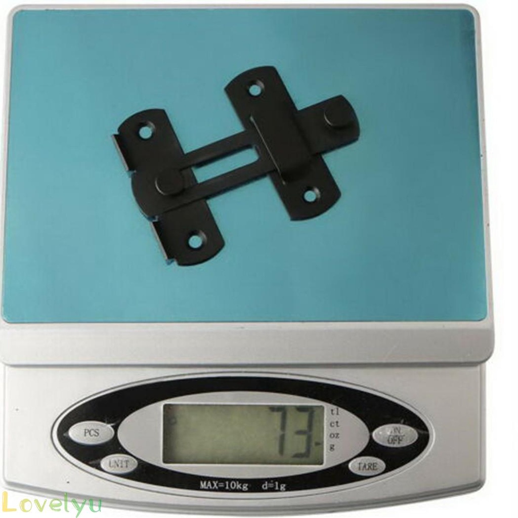 【LOVELYU】Matte Black Stainless Steel Gate Latches Flip Latch Safety Door Bolt Latch Lock Quality Assurance Buy with confidence【Good Quality】