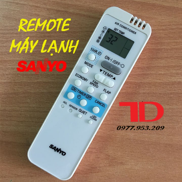 ĐIỀU KHIỂN MÁY LẠNH SANYO