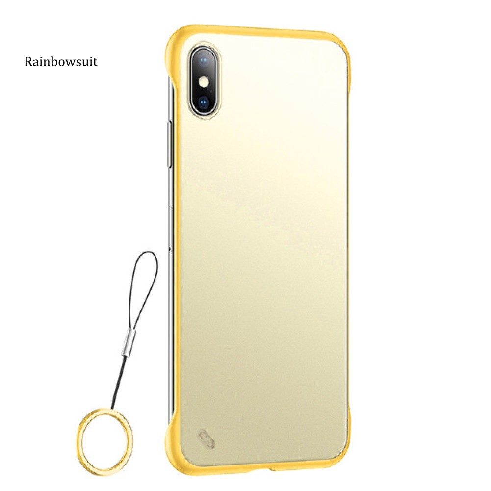 Ốp Điện Thoại Nhám Không Khung Cho iPhone X XR XS Max 11 Pro Max