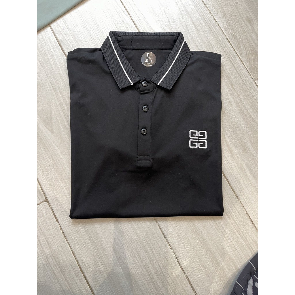 Áo thun polo Nam cổ bẻ tay ngắn thêu logo 012