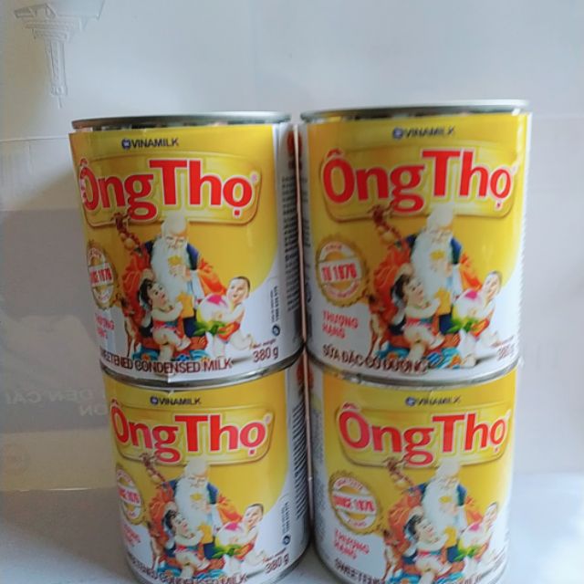 Sữa đặc có đường ông thọ trắng nắp giật (380gam/1hộp )