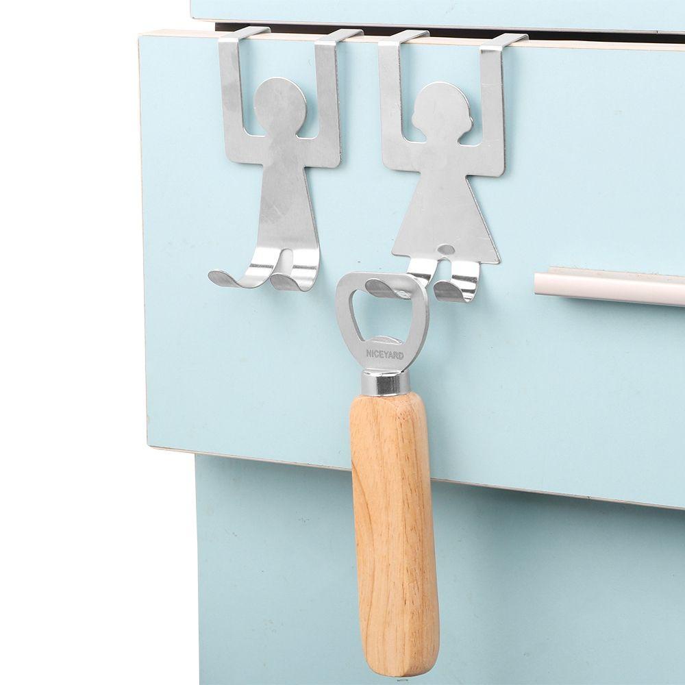 Giá Đỡ Chìa Khóa Bằng Thép Không Gỉ Hình Cặp Đôi Trang Trí Nhà Bếp