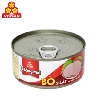 BÒ 2 LÁT 3 BÔNG MAI TWO BITS OF BEEF VISSAN 150 GRAM