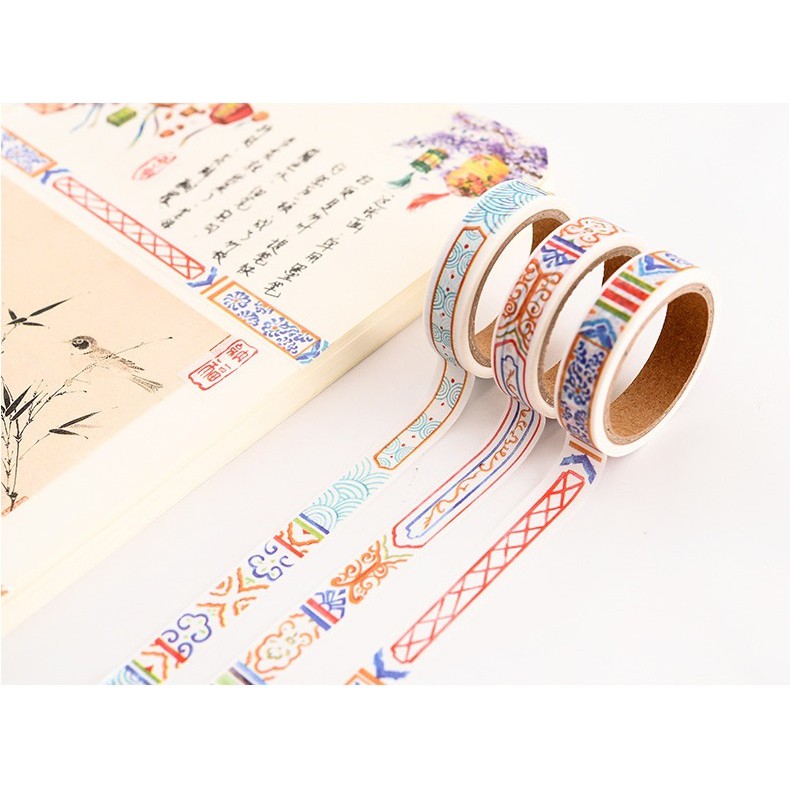 Băng dính washi tape họa tiết Hoàng cung WST122