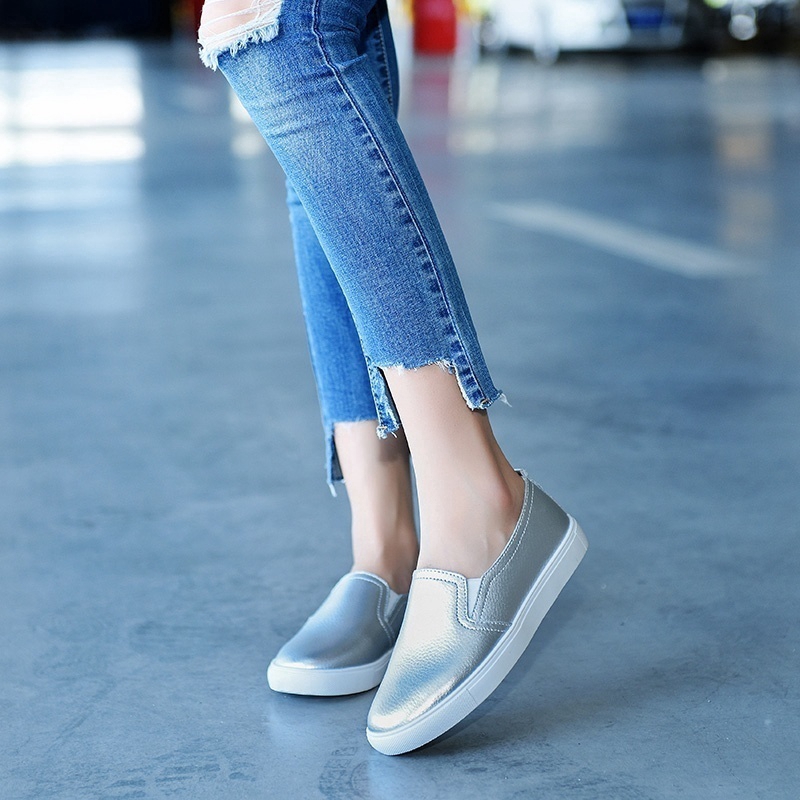 Giày Loafer Slip-on nữ đế bệt mùa xuân hè