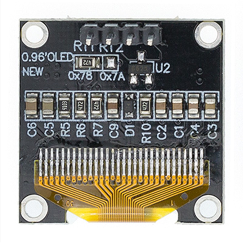 Bảng Mạch Hiển Thị Màn Hình ol ol ol 0.96 inch IIC 4pin Trắng/Xanh/Vàng/Vàng/Xanh Dương/Vàng Cho arduino