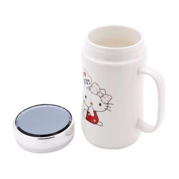 LY, CỐC SỨ GIỮ NHIỆT NẮP TRÁNG GƯƠNG 400ML