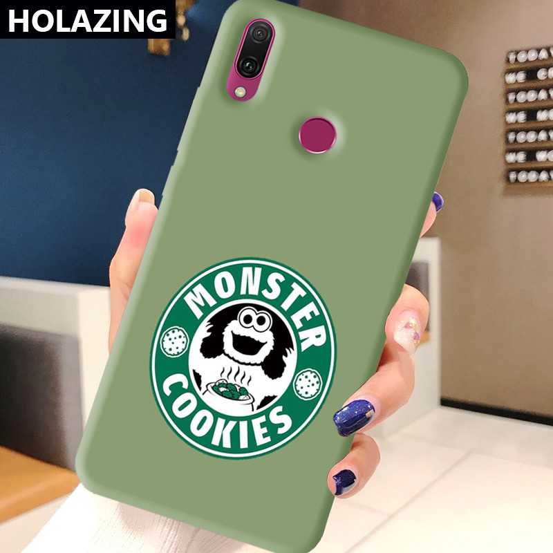 Huawei Y8P Y7 Y6 Pro 2019| Y5 | Y9 Prime 2019 Mate 30 40 Pro 20 Y9S Candy Color Phone Cases vỏ điện thoại Cookie Monster Sailor Moon Coffee Soft Silicone Cover