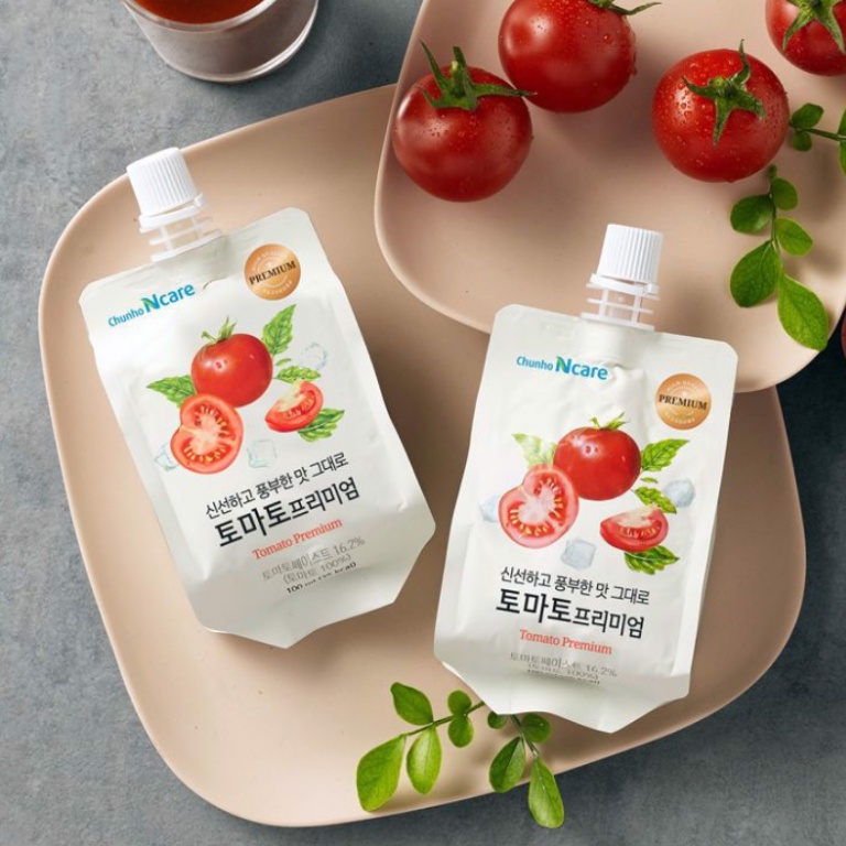 Nước Ép Dinh Dưỡng Cà Chua Chunho Ncare Thượng Hạng - Hộp 30 Gói | Xù Korea