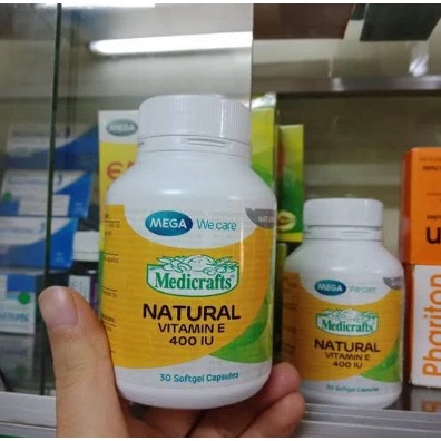 [CHÍNH HÃNG] MEDICRAFTS NATURAL VITAMIN E 400IU (ENAT 400 LỌ) #MYPHAMGIARE