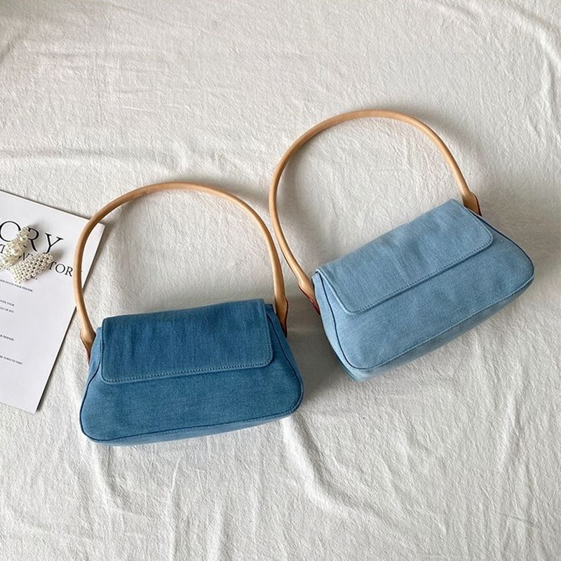 Túi xách IELGY vải denim phong cách cá tính