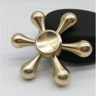 Con Quay Fidget Spinner Đồng 6 Cánh Cao Cấp Fbán nghỉ