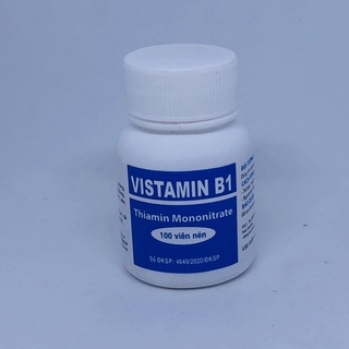 Vistamin b1 đại uy - hộp 100 viên - viên uống bổ sung vitamin b1