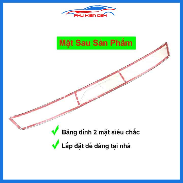 Ốp chống trầy cốp ngoài Altis 2015-2016-2017-2018-2019-2020-2021-2022 Inox sáng bóng