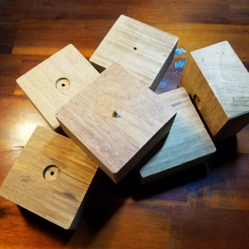 Khối gỗ 8x8x12/8x8x8 /8x8x4cm kê chân giường