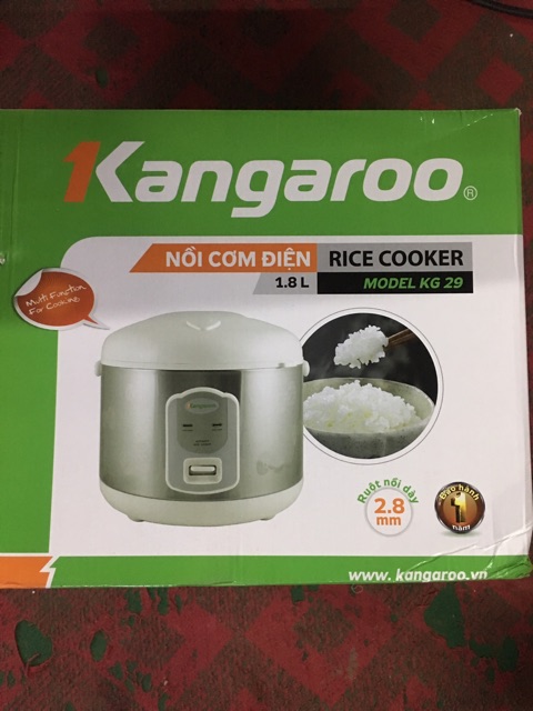 Nồi cơm điện kangaroo 1,8l KG29