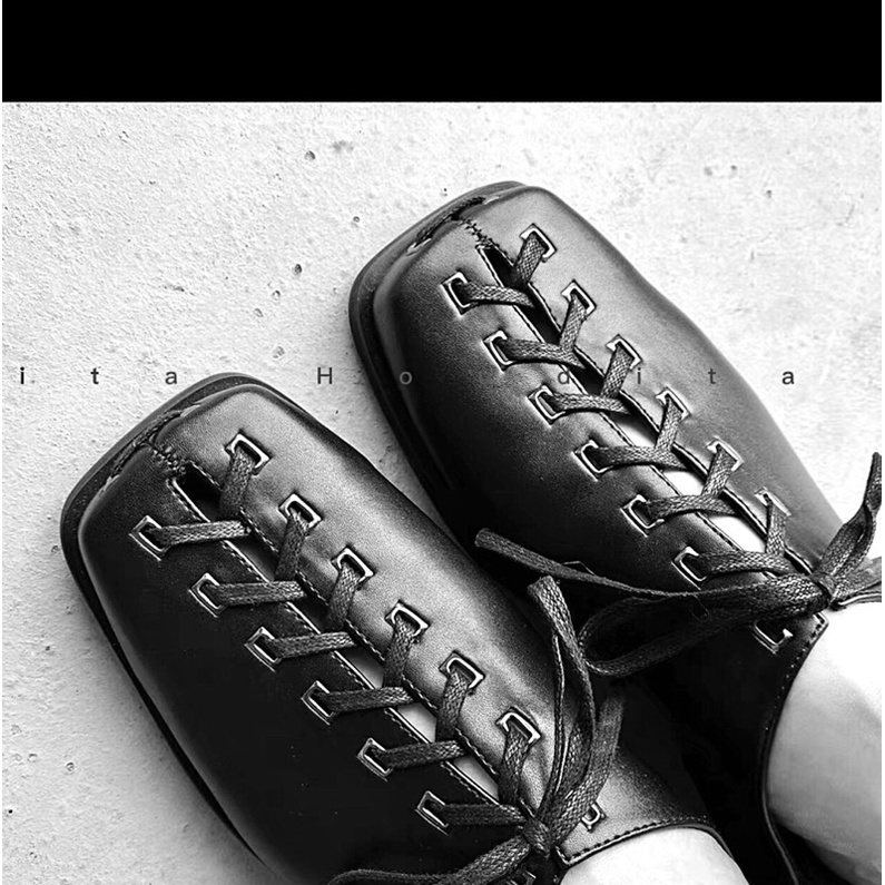 Giày sục nam HOUDITA có dây buộc, phong cách độc lạ mà không kém phần sang trọng - HOUDITA SB-04 | BigBuy360 - bigbuy360.vn