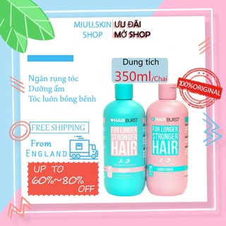 Bộ dầu gội xả HairBurst For Longer Stronger 350ml