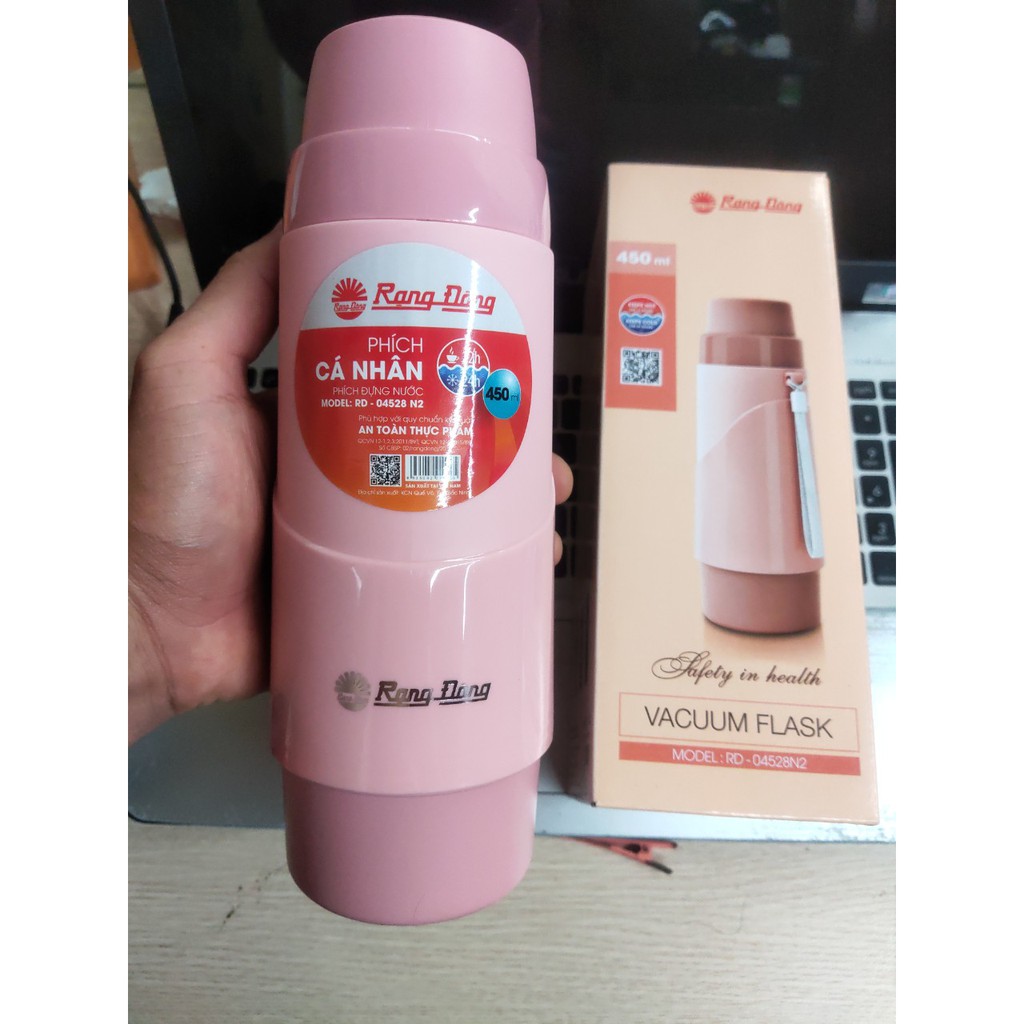 Phích Cá Nhân, Phích Đựng Nước, Bình Giữ Nhiệt, Phích Pha Trà, Pha Cafe 450ml RD 04528N2 Rạng Đông | BigBuy360 - bigbuy360.vn