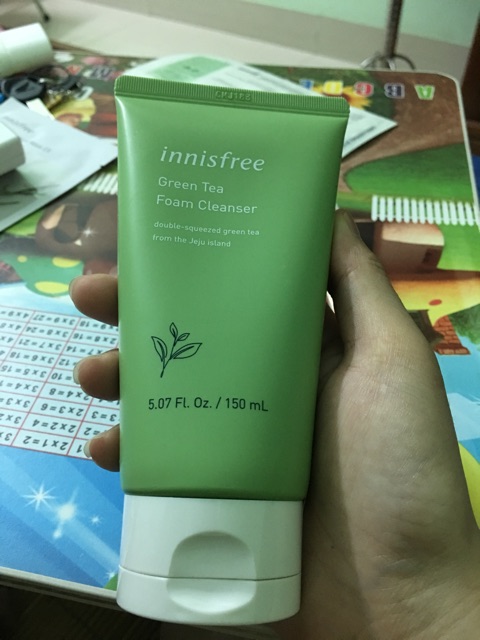 [Mẫu 2019] Sữa Rửa Mặt Trà Xanh – Innisfree Green Tea Foam Cleanser 150ml