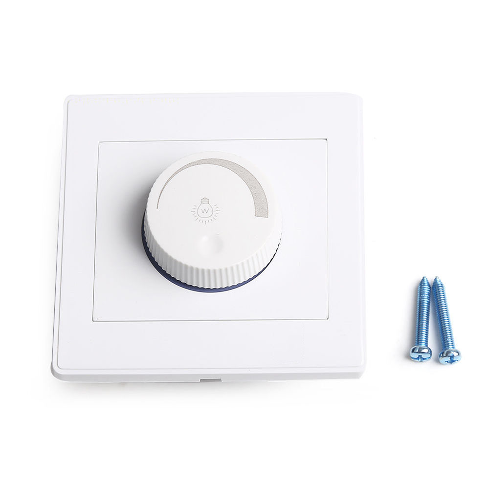 ❀SIMPLE❀ 220V Brand New Light Switch Professional Brightness Controller Dimmer White Durable Adjustable High Quality Lamp