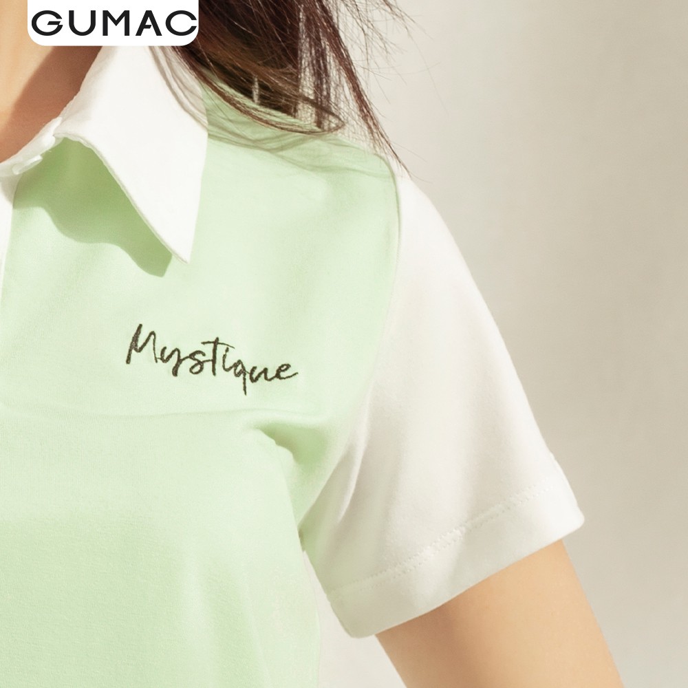 [Mã WABRGU100 giảm 15% đơn 249K tối đa 100k] Áo thun polo nữ croptop ATA1129 GUMAC | BigBuy360 - bigbuy360.vn