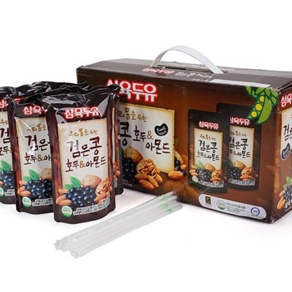 HOẢ TỐC  20Gói Sữa Hạt Samyook Hạnh Nhân Đậu Đen Óc Chó Hàn Quốc