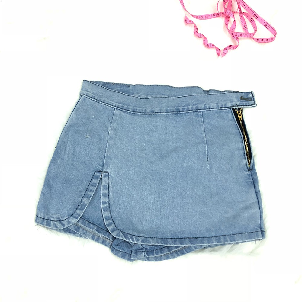 Chân Váy Jeans Chữ A Công Sở Thời Trang OHS4005 - Có Quần Trong