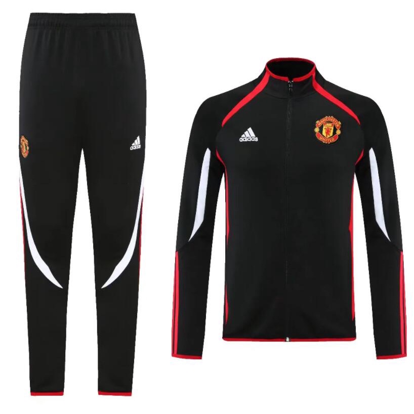 Áo Khoác Thể Thao Bóng Đá Màu Đen Manchester United 2021/22 size S-XXL Cho Nam