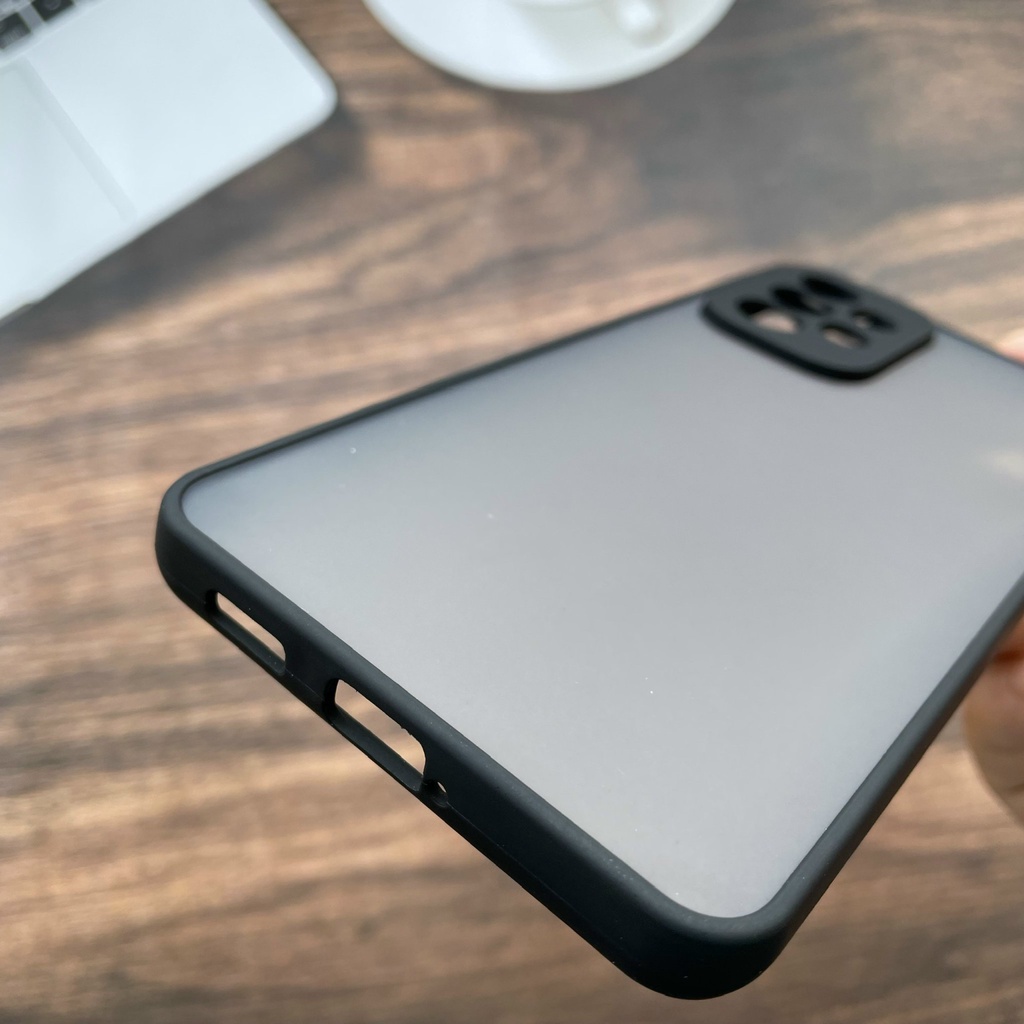 Ốp lưng cứng nhám mờ viền silicon bảo vệ camera cho Samsung Galaxy A23 4G/ A33 5G/ A53 5G/ A73 5G