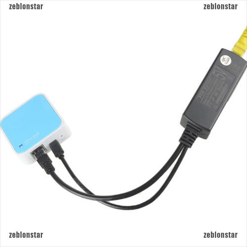 Bộ Chuyển Đổi Tín Hiệu Poe micro USB 48V Sang 5V 2A 10W Chất Lượng Cao