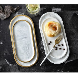 Dĩa gốm sứ hình oval sáng tạo
