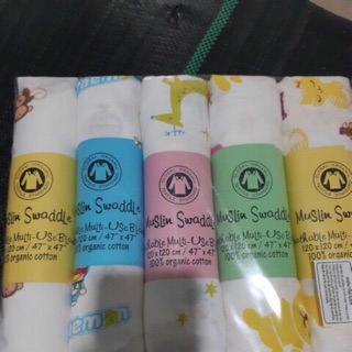Khăn tắm Muslin Swaddle 100% Organic
