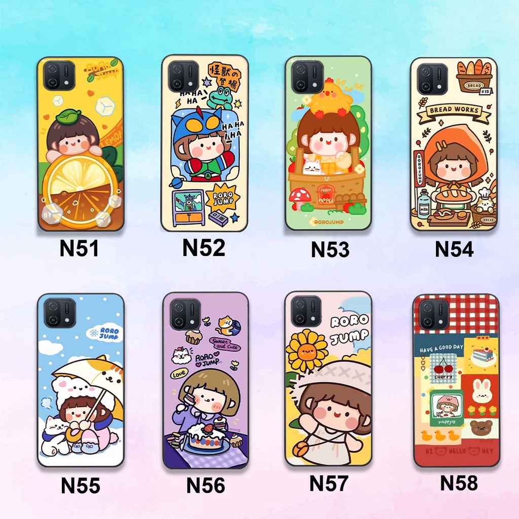 Ốp lưng Oppo A16k hình RoRo Jump cute . Vỏ điện thoại Oppo SIÊU BỀN HÀNG LOẠI 1