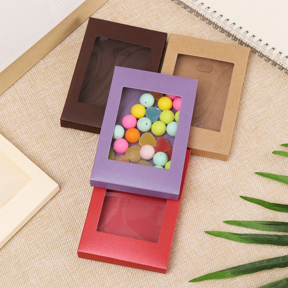 Set 10 hộp giấy đựng quà trang trí tiệc sinh nhật tiệc cưới LONTIME