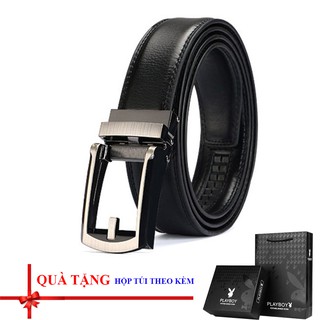 Thắt lưng/ dây nịt nam đục lỗ ( loại 1) có hộp đựng + túi tặng kèm làm quà tặng