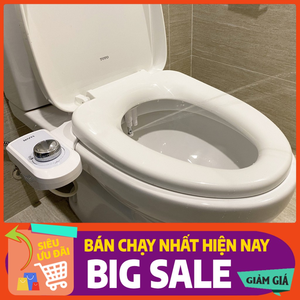 Luva Bidet LB201 - Vòi rửa vệ sinh thông minh 2 đầu phun, rửa phụ nữ, rửa hậu môn, bảo hành chính hãng 3 năm