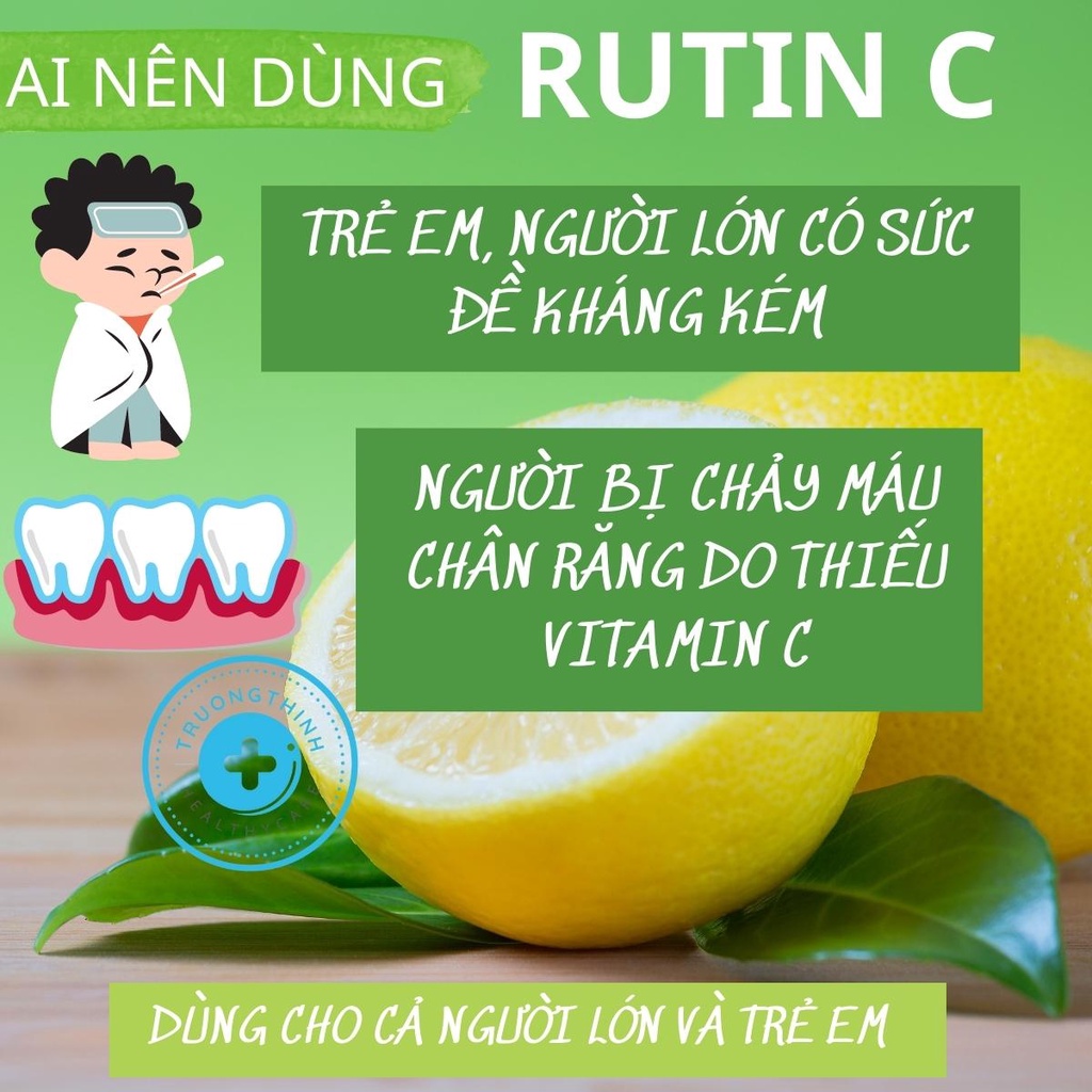 Vitamin C RUTIN C 100mg dạng siro