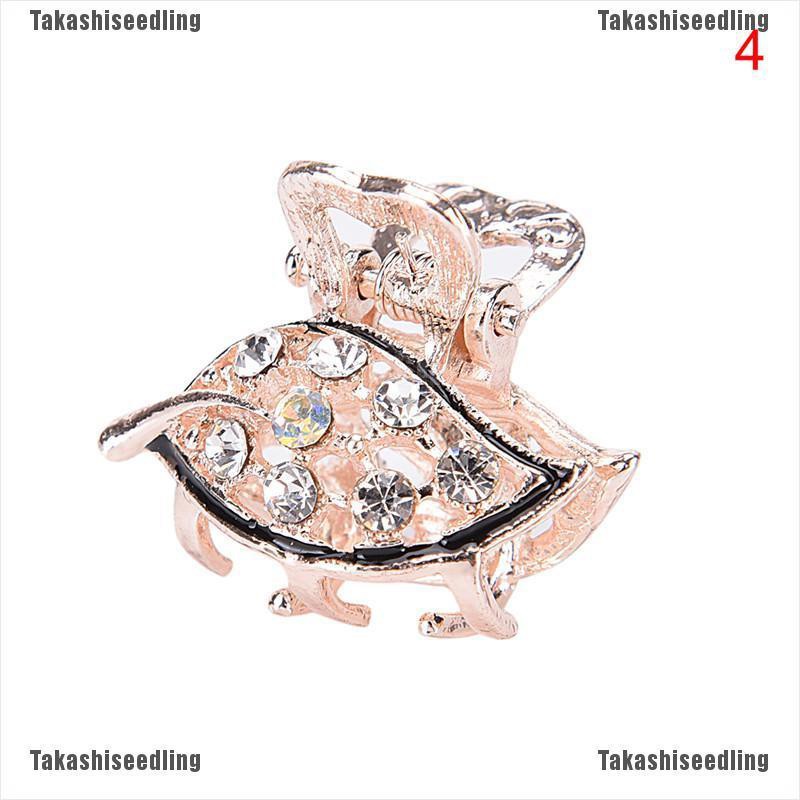 Kẹp Càng Cua Đính Đá Hình Bướm Dễ Thương