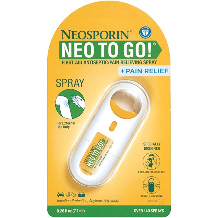 Xịt giảm đau khử trùng Neosporin Neo to Go