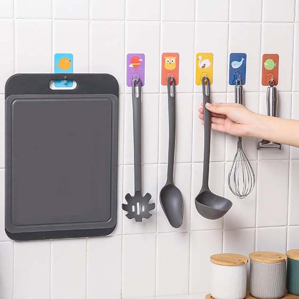 Set 1 / 10 Móc Treo Khăn Gắn Tường Tiện Lợi Giá Đỡ