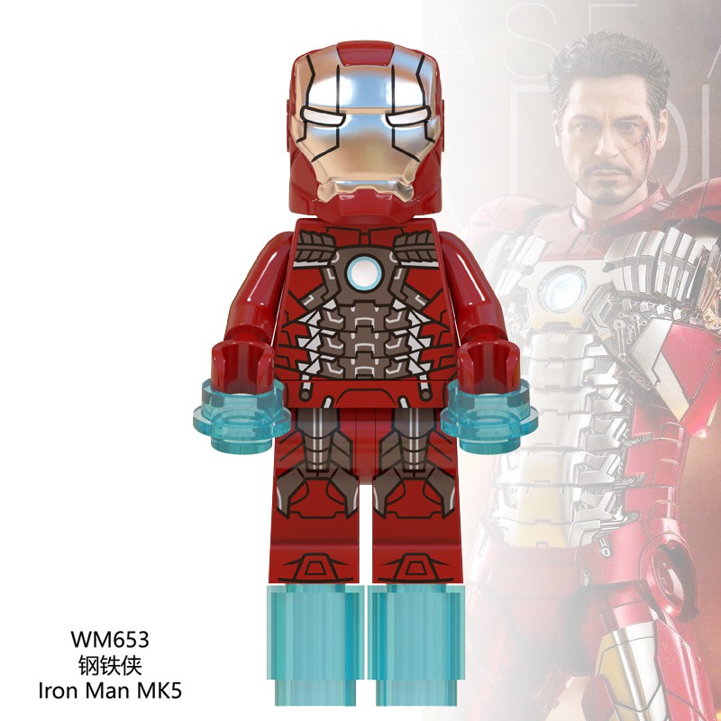 MARVEL Mô Hình Nhân Vật Iron Man Mk5 Wm653