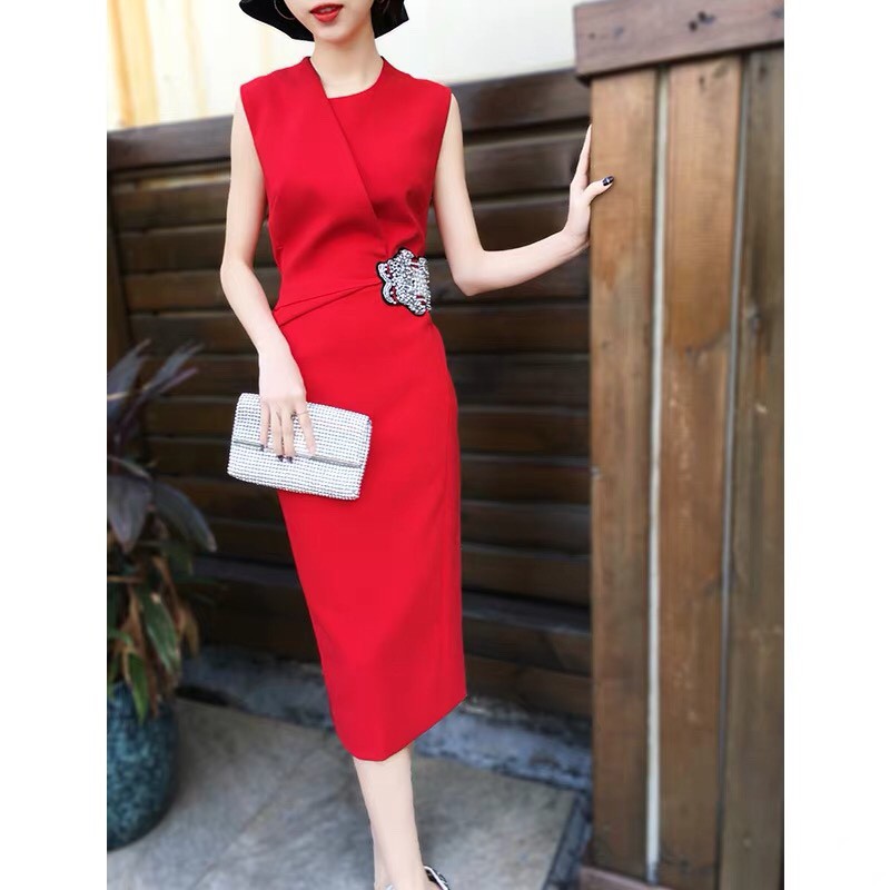 Đầm dự tiệc cao cấp thiết kế (Hàng nhập khẩu thời gian vận chuyển có thể 2 - 30 ngày)