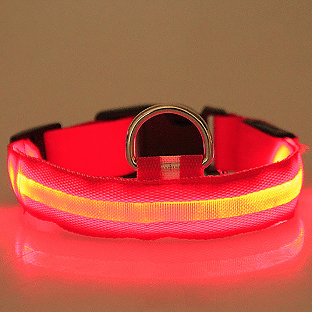 Vòng Cổ Nylon PháT SáNg LED Cho Thú Cưng
