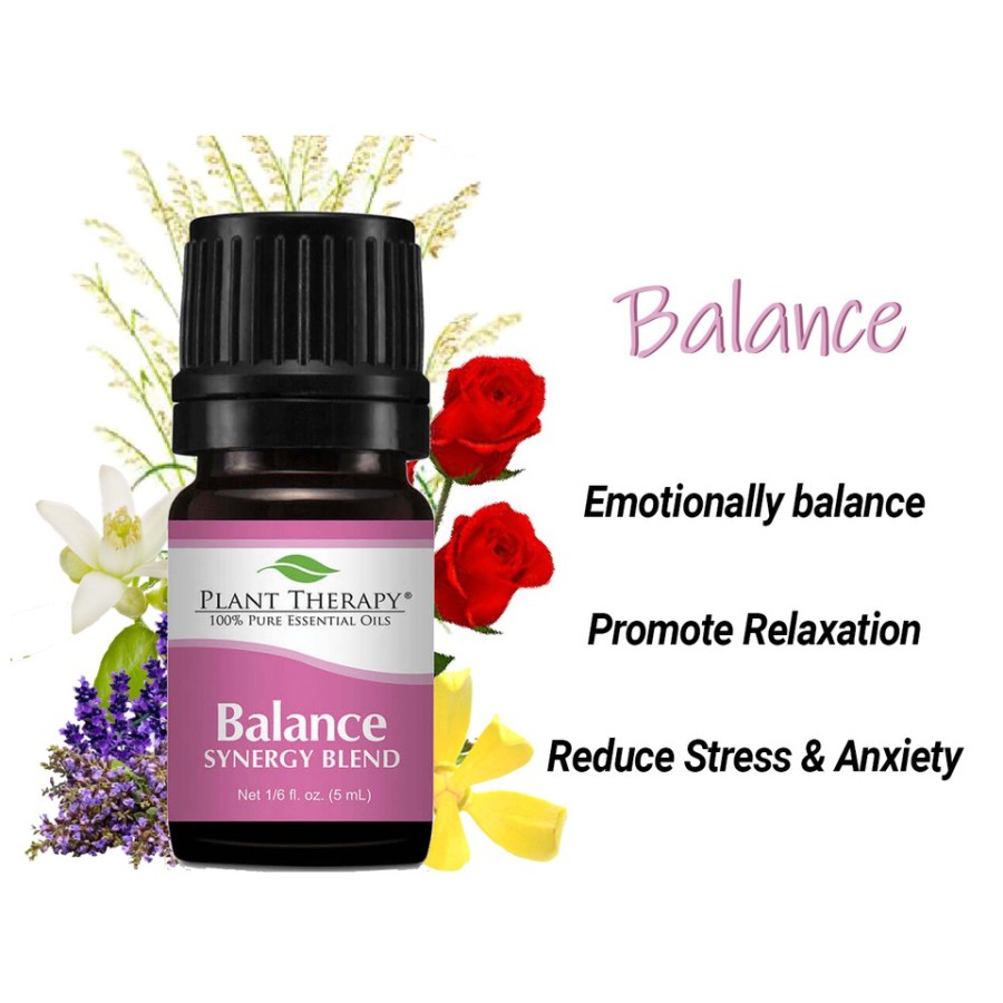 Plant Therapy – tinh dầu hương hoa Balance Synergy thư giãn và cân bằng cảm xúc 100% thiên nhiên natural essntial oil