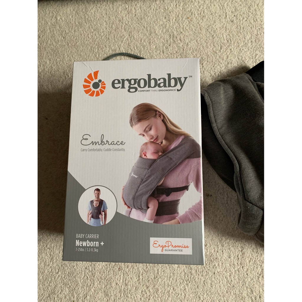 Địu Vải Em bé dành cho trẻ sơ sinh Ergobaby Embrace đến 11.3kg