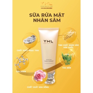 Sữa rửa mặt nhân sâm tảo biển ngọc trai yhl